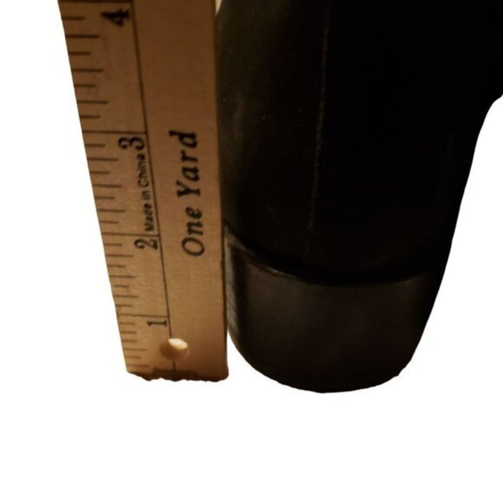 Eileen Fisher Black Suede Ankle Boots Booties Shoes Size 7.5 Pull-on - Picture 15 of 16